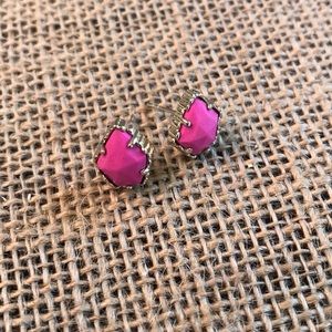 Kendra Scott Tessa Studs in Magenta